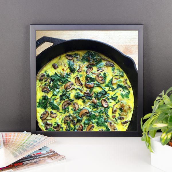 Frittata Framed Print