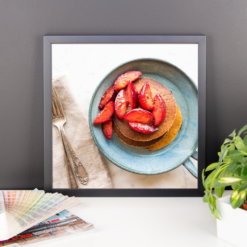 Pancake Framed Print