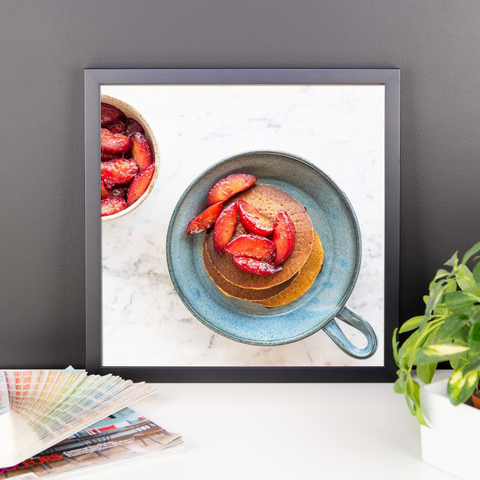 Pancake Framed Print